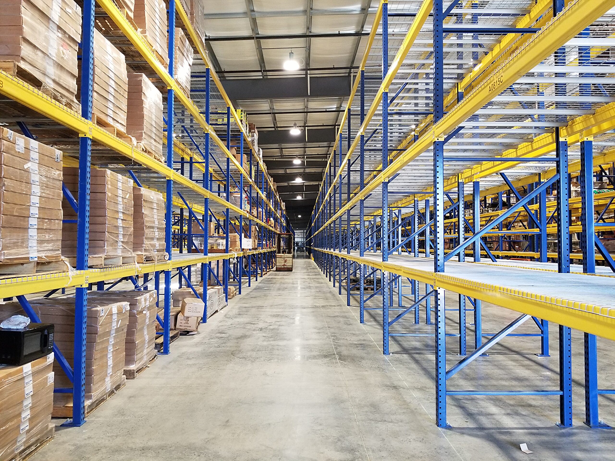 Picture of a pallet rack