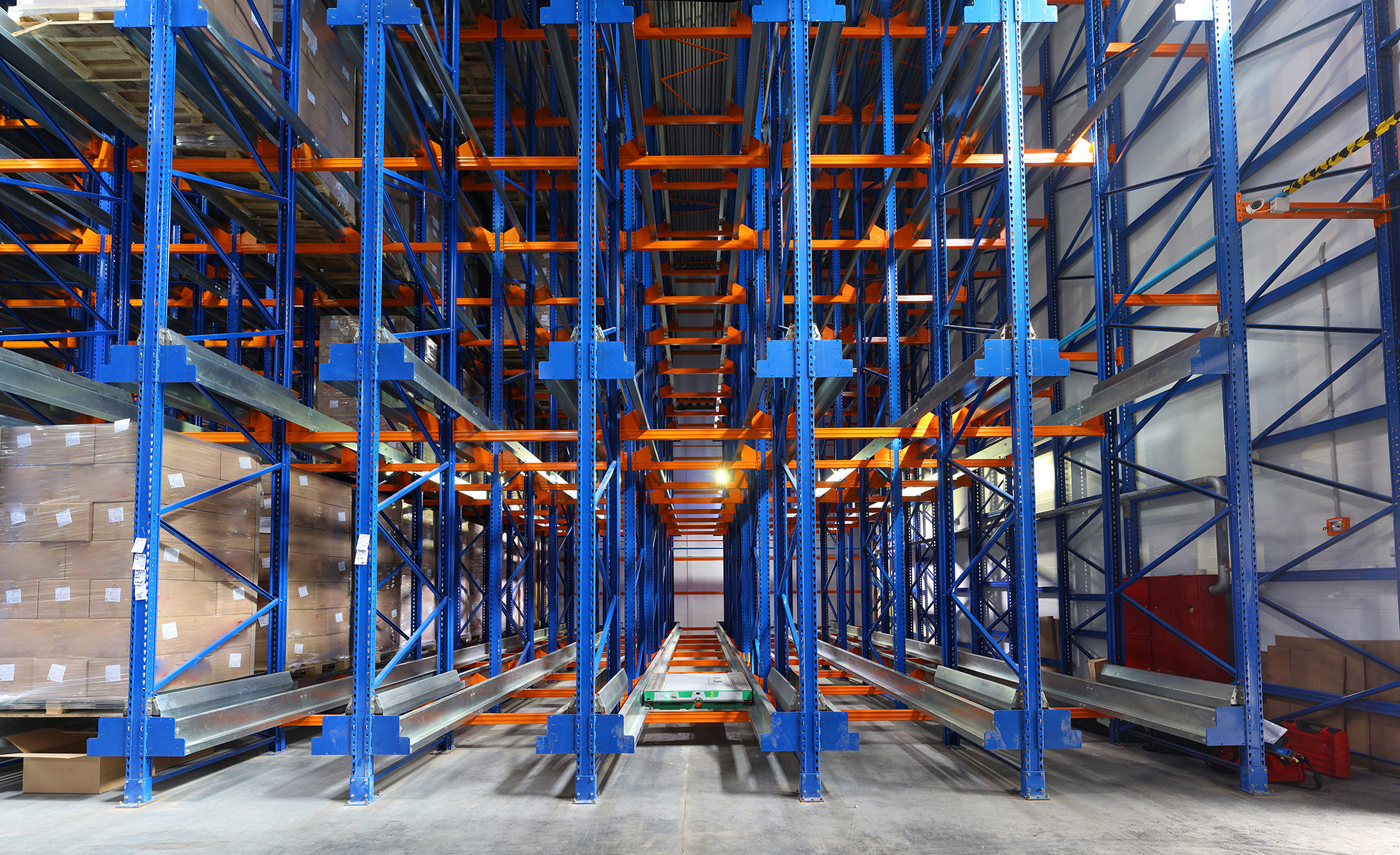 Automated rack retrieval system