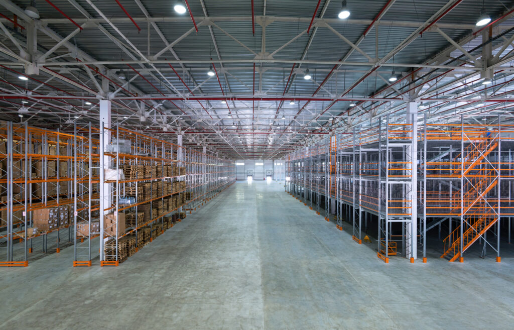 Mezzanine rack system