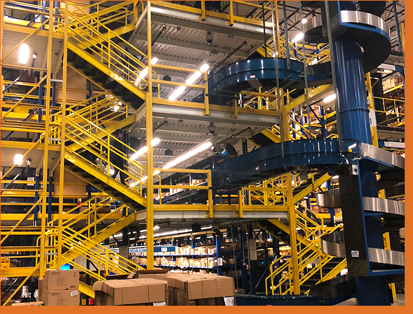 Automated warehouse equipment