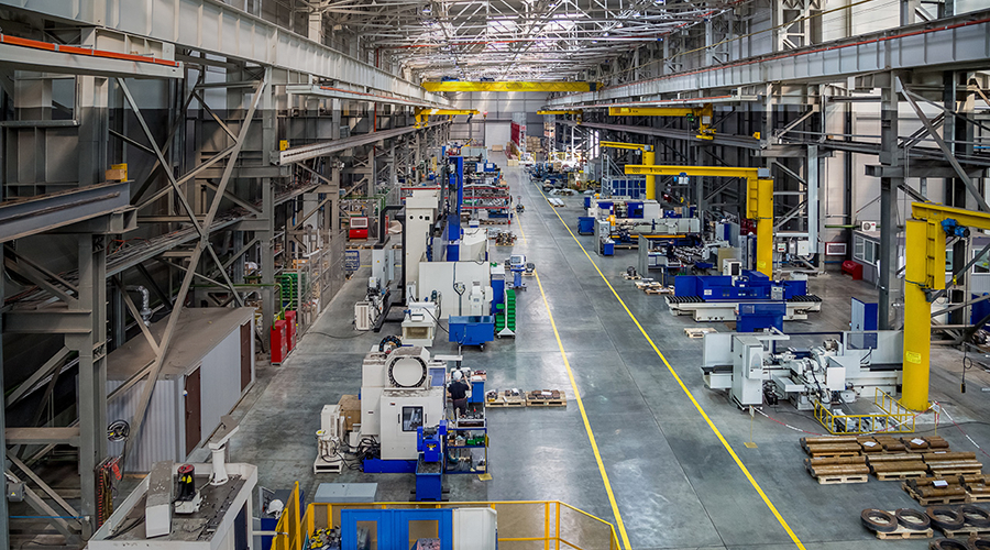 Industrial manufacturing warehouse