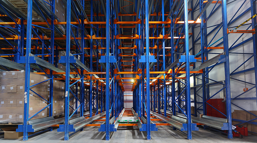 Warehouse shelving