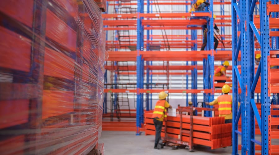 pallet rack installation 